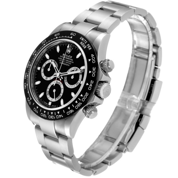 Rolex Cosmograph Daytona Ceramic Bezel Black Dial Mens Watch 116500 Box Card
