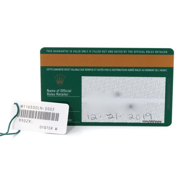 Rolex Cosmograph Daytona Ceramic Bezel Black Dial Mens Watch 116500 Box Card