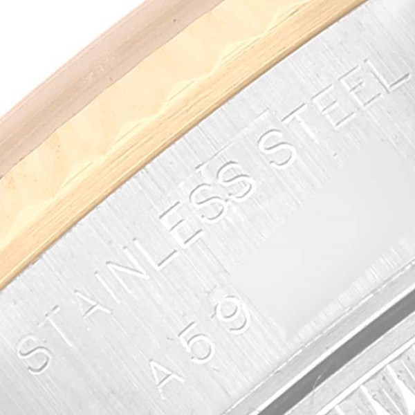 Rolex Datejust Steel Yellow Gold Diamond Dial Ladies Watch 79173 Box Papers