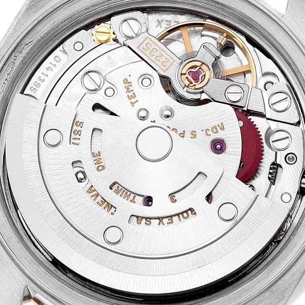 Rolex Datejust Steel Yellow Gold Diamond Dial Ladies Watch 79173 Box Papers