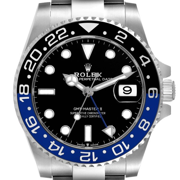 Rolex GMT Master II Black Blue Batman Bezel Steel Mens Watch 126710 Unworn Rolex GMT Master II Black Blue Batman Bezel Steel Mens Watch 126710 Unworn