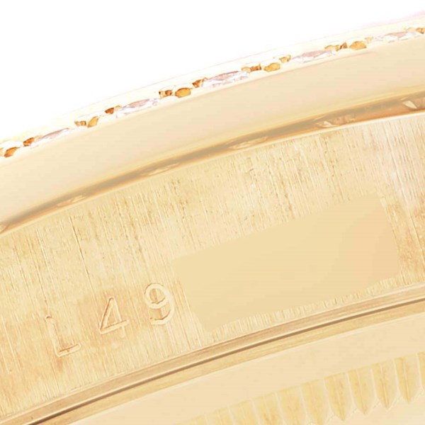 Rolex Day-Date President Yellow Gold Pleiades Diamond Dial Mens Watch 18348