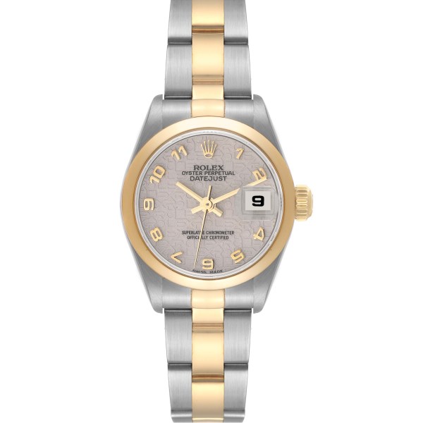 Rolex Datejust Steel Yellow Gold Ivory Anniversary Dial Ladies Watch 79163