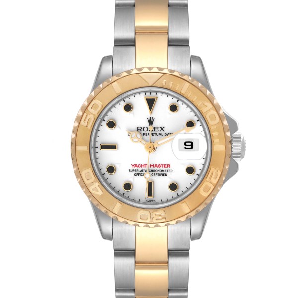 Rolex Yachtmaster Steel 18K Yellow Gold Ladies Watch 169623 Box Papers