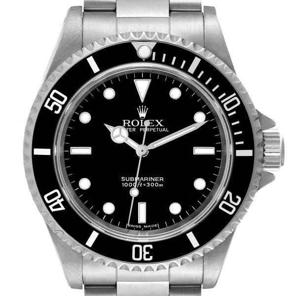 Rolex Submariner 40mm Non-Date 2 Liner Steel Mens Watch 14060