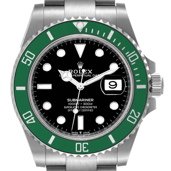Rolex Submariner Kermit Green Ceramic Bezel Mens Watch 126610LV Unworn
