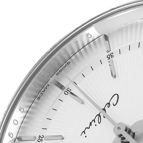 Rolex Cellini Date White Gold Silver Dial Automatic Mens Watch 50519 Box Card