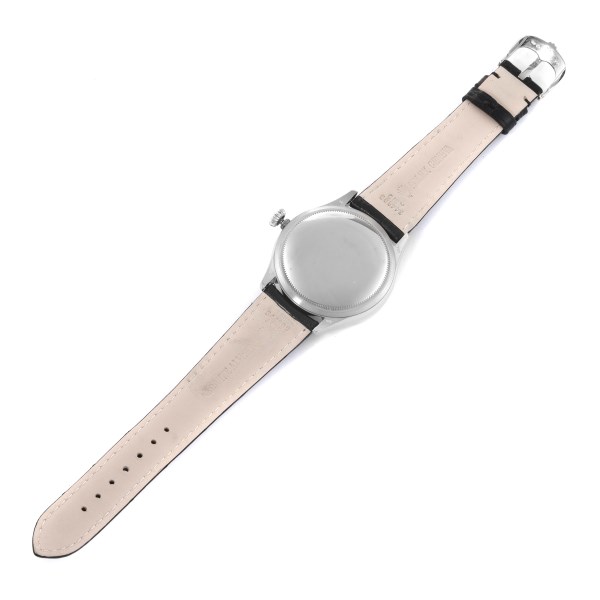 Rolex Cellini Date White Gold Silver Dial Automatic Mens Watch 50519 Box Card