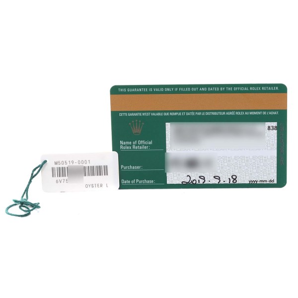 Rolex Cellini Date White Gold Silver Dial Automatic Mens Watch 50519 Box Card