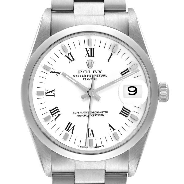 Rolex Date Domed Bezel Oyster Bracelet Steel Mens Watch 15200 Box Papers Rolex Date Domed Bezel Oyster Bracelet Steel Mens Watch 15200 Box Papers