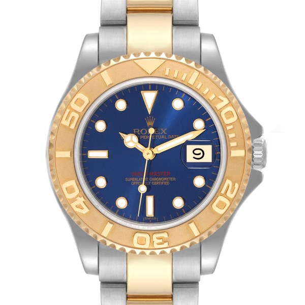 Rolex Yachtmaster Midsize 35mm Steel Yellow Gold Mens Watch 168623