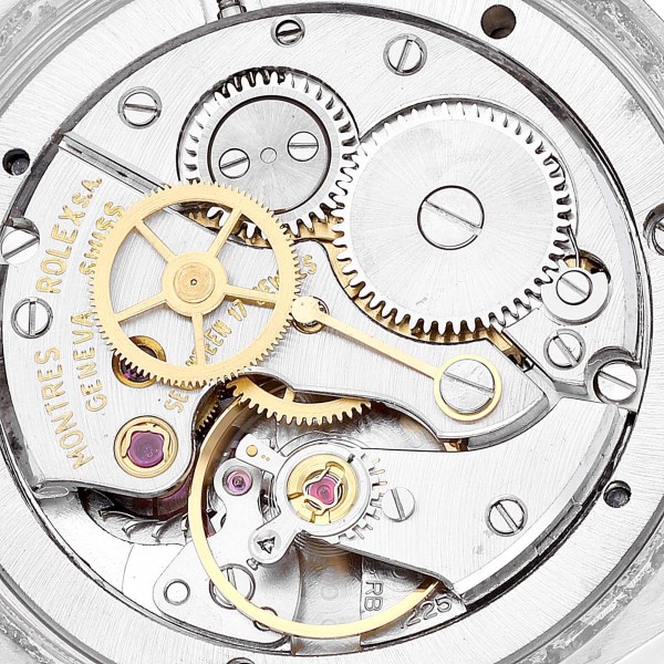 Rolex OysterDate Precision Blue Dial Steel Vintage Mens Watch 6694