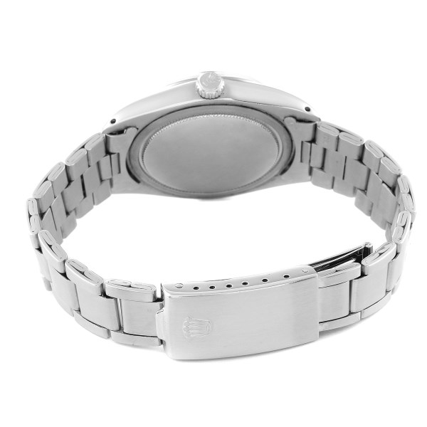 Rolex OysterDate Precision Blue Dial Steel Vintage Mens Watch 6694