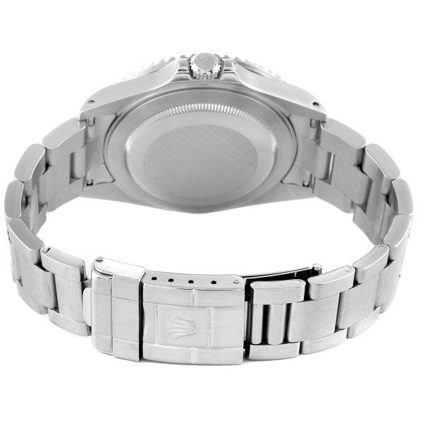 Rolex GMT Master II Black Bezel Steel Mens Watch 16710 Box Papers