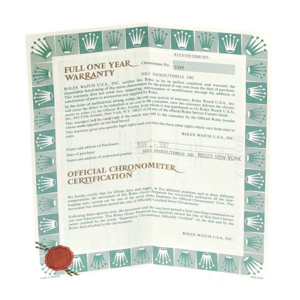 Rolex President Day-Date Yellow Gold Champagne Dial Mens Watch 18038 Box Papers