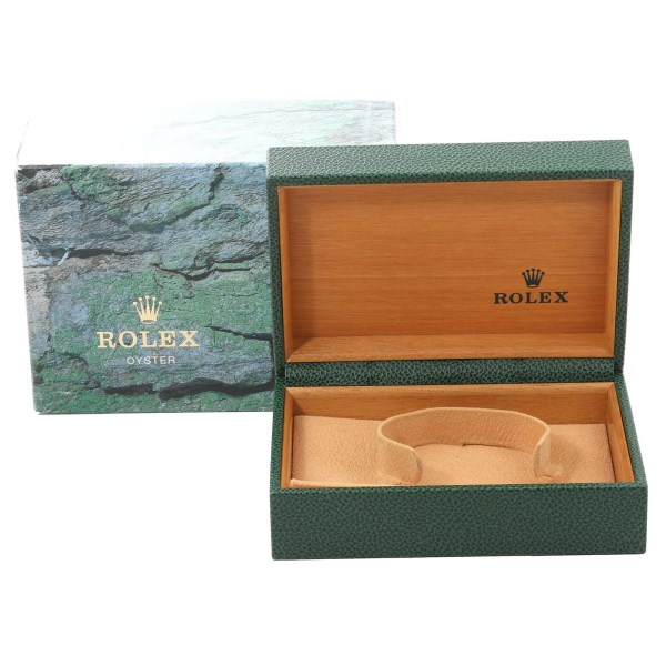 Rolex Date White Dial Smooth Bezel Steel Mens Watch 15200