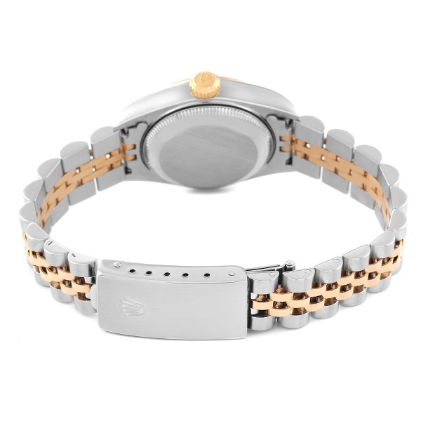 Rolex Datejust Steel Yellow Gold Diamond Dial Ladies Watch 79173