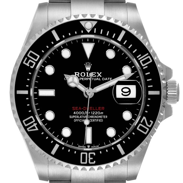 Rolex Seadweller 43mm 50th Anniversary Steel Mens Watch 126600 Box Card