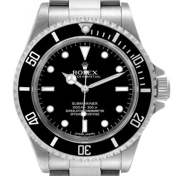 Rolex Submariner 40mm Non-Date 4 Liner Steel Mens Watch 14060