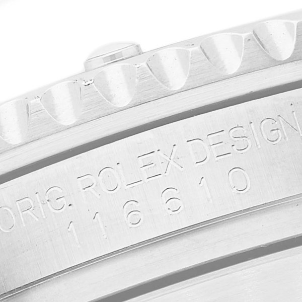 Rolex Submariner Black Dial Ceramic Bezel Steel Mens Watch 116610 Box Card