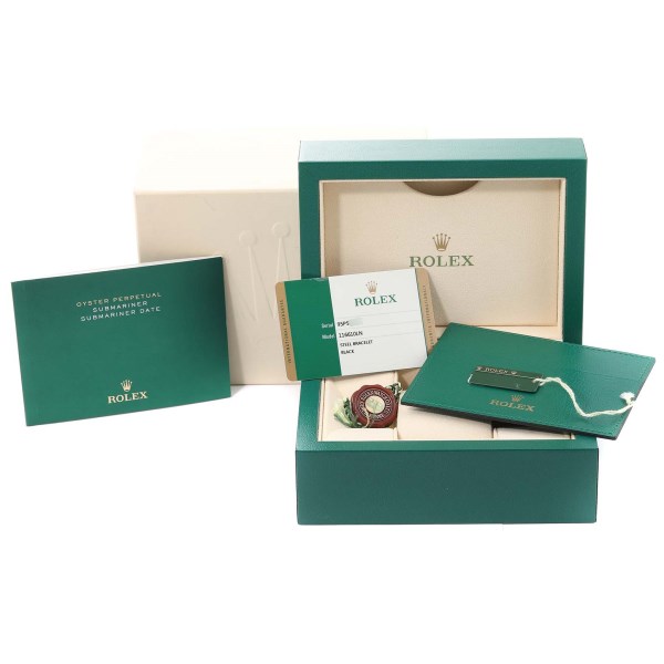 Rolex Submariner Black Dial Ceramic Bezel Steel Mens Watch 116610 Box Card