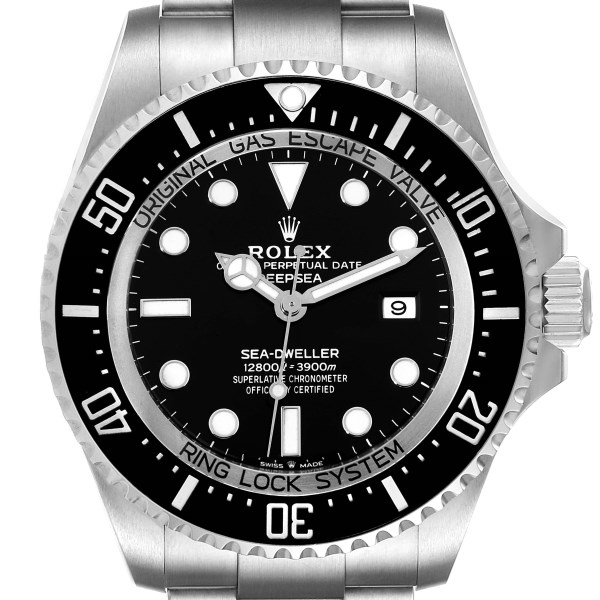 Rolex Seadweller Deepsea 44 Black Dial Steel Mens Watch 126660 Box Card Rolex Seadweller Deepsea 44 Black Dial Steel Mens Watch 126660 Box Card