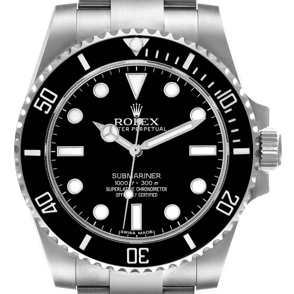 Rolex Submariner 40mm Black Dial Ceramic Bezel Steel Mens Watch 114060 Box Card
