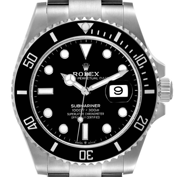 Rolex Submariner Black Dial Ceramic Bezel Steel Mens Watch 126610 Unworn