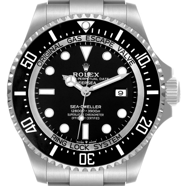 Rolex Seadweller Deepsea 44 Black Dial Steel Mens Watch 126660 Box Card Rolex Seadweller Deepsea 44 Black Dial Steel Mens Watch 126660 Box Card