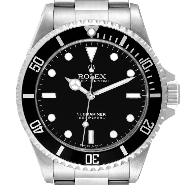 Rolex Submariner 40mm Non-Date 2 Liner Steel Mens Watch 14060