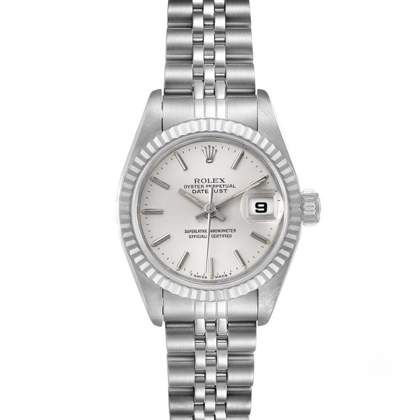 Rolex Datejust Steel White Gold Silver Dial Ladies Watch 69174 Rolex Datejust Steel White Gold Silver Dial Ladies Watch 69174