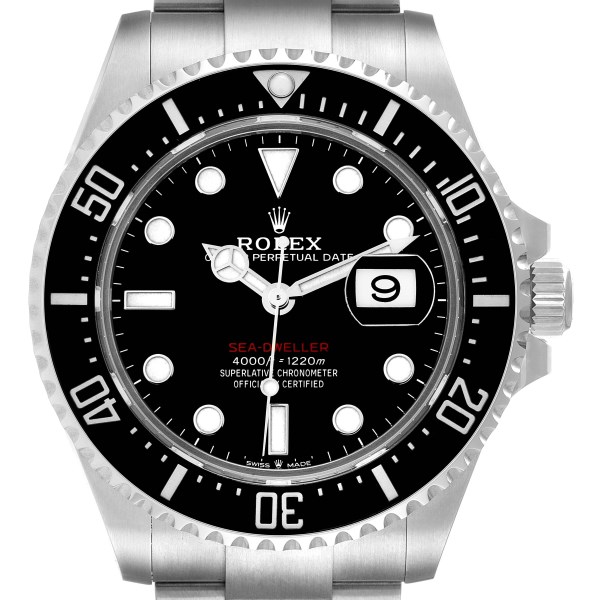 Rolex Seadweller 43mm 50th Anniversary Steel Mens Watch 126600 Box Card