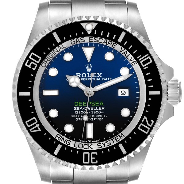 Rolex Seadweller Deepsea 44 Cameron D-Blue Dial Mens Watch 126660 Box Card