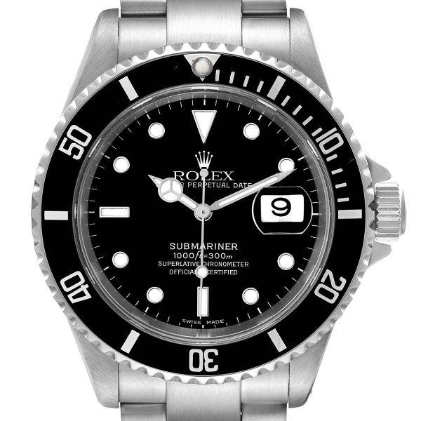Rolex Submariner Date Black Dial Steel Mens Watch 16610 Rolex Submariner Date Black Dial Steel Mens Watch 16610