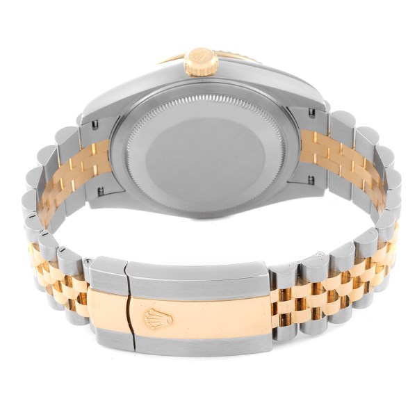 Rolex Sky Dweller Steel Yellow Gold Black Dial Mens Watch 326933 Unworn