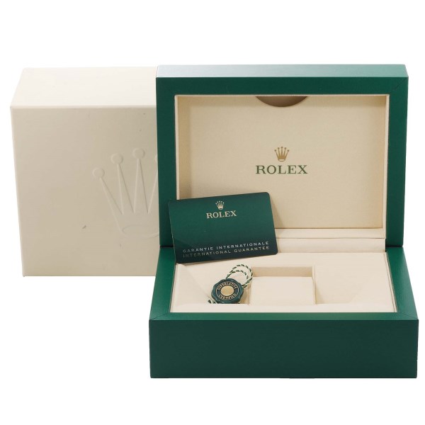 Rolex Sky Dweller Steel Yellow Gold Black Dial Mens Watch 326933 Unworn