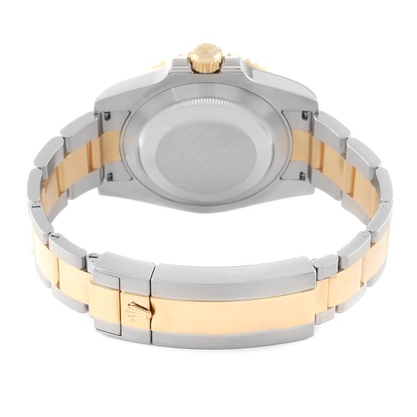 Rolex Submariner Steel Yellow Gold Black Dial Mens Watch 116613