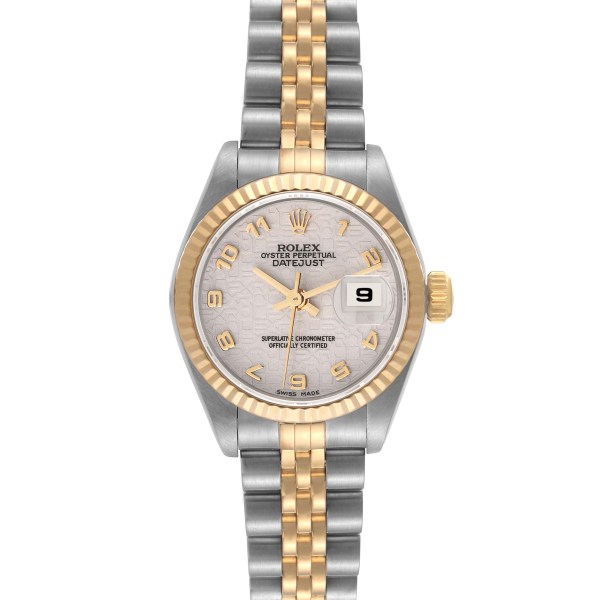 Rolex Datejust Steel Yellow Gold Ivory Anniversary Dial Ladies Watch 79173