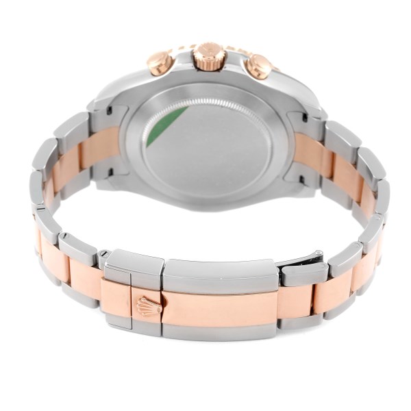 Rolex Yachtmaster II Steel Rose Gold Mens Watch 116681 Box Card