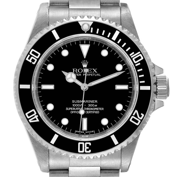 Rolex Submariner 40mm Non-Date 4 Liner Steel Mens Watch 14060