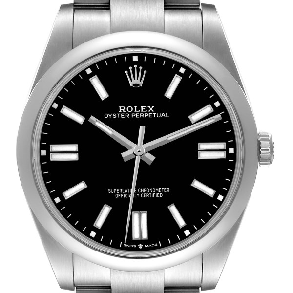 Rolex Oyster Perpetual 41mm Automatic Steel Mens Watch 124300 Box Card