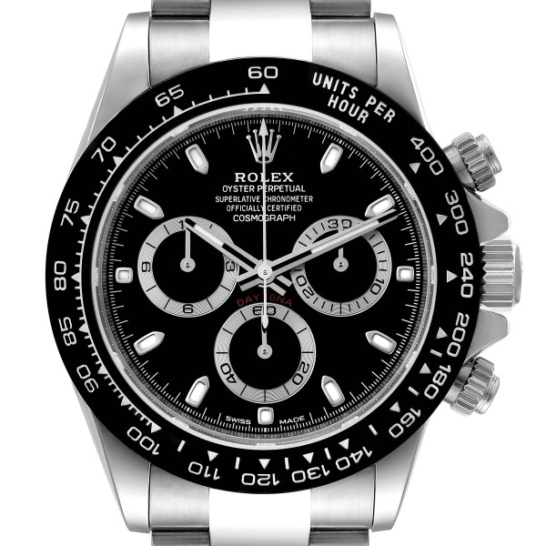 Rolex Cosmograph Daytona Ceramic Bezel Black Dial Mens Watch 116500 Box Card