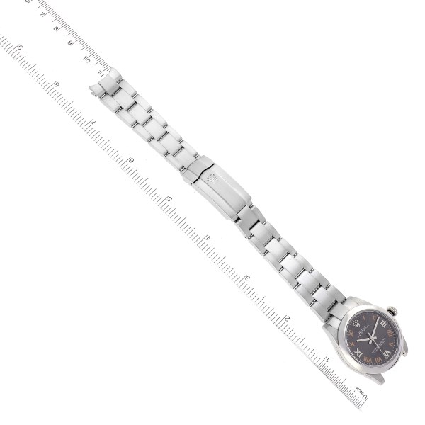 Rolex Oyster Perpetual Midsize Gray Dial Ladies Watch 177200
