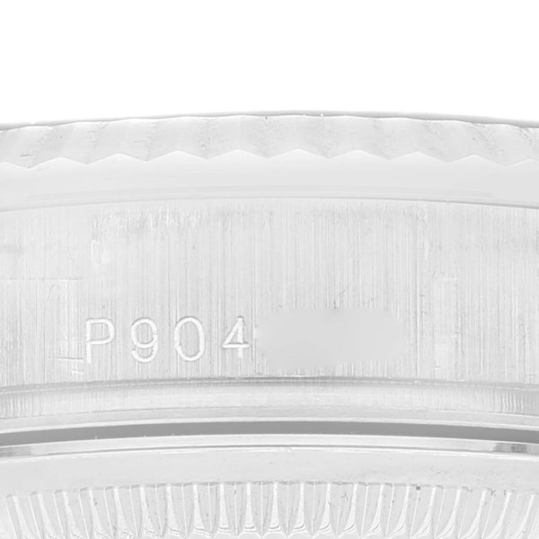 Rolex President Day-Date 18k White Gold Diamond Mens Watch 118339 Box Papers