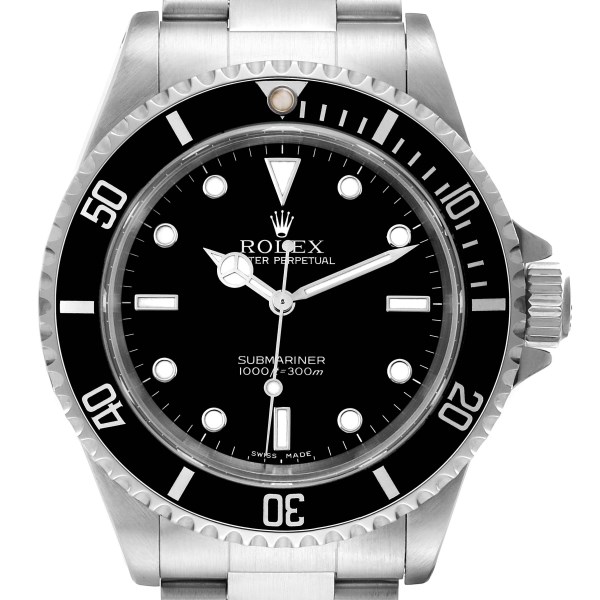 Rolex Submariner 40mm Non-Date 2 Liner Steel Mens Watch 14060