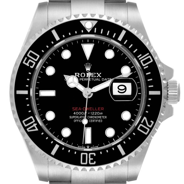 Rolex Seadweller 43mm 50th Anniversary Steel Mens Watch 126600 Box Card