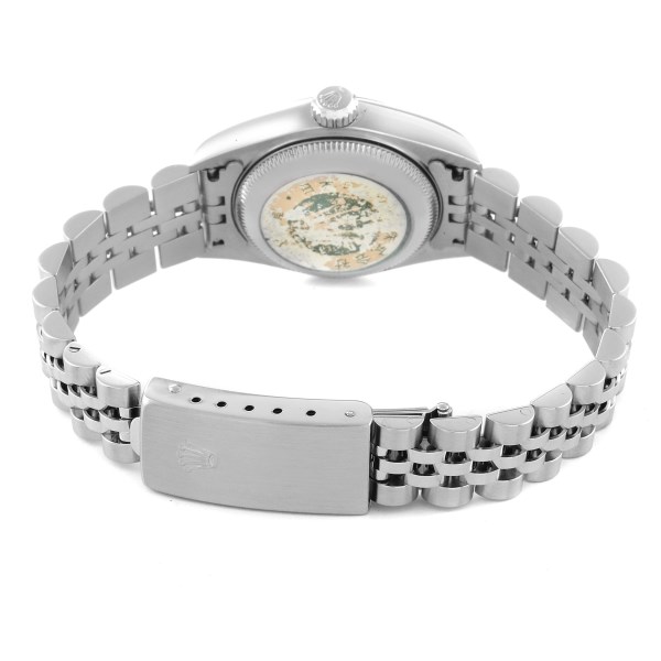 Rolex Datejust Steel White Gold Salmon Diamond Dial Ladies Watch 79174