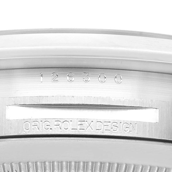 Rolex Datejust 41 Grey Green Wimbledon Dial Steel Mens Watch 126300 Box Card