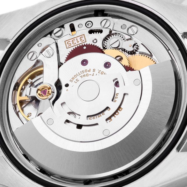 Rolex Datejust Steel White Gold Black Dial Oyster Bracelet Mens Watch 116234