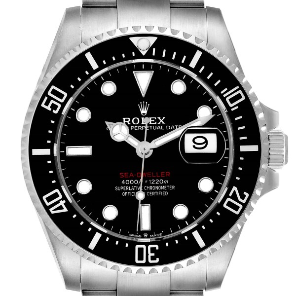 Rolex Seadweller 43mm 50th Anniversary Steel Mens Watch 126600 Box Card